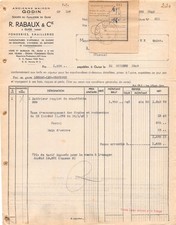1948 FONDERIES EMAILLERIES GODIN - M. QUERRIOUX A LUSSAC LES CHATEAUX