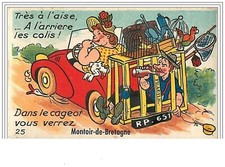 Très à l'aise, ... a l'arrière les colis ! Dans le cageot vous verrez MO - 1636