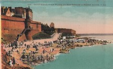 35 SAINT-MALO PLAGE BON-SECOURS - CARTE ISSUE CARNET - 47798