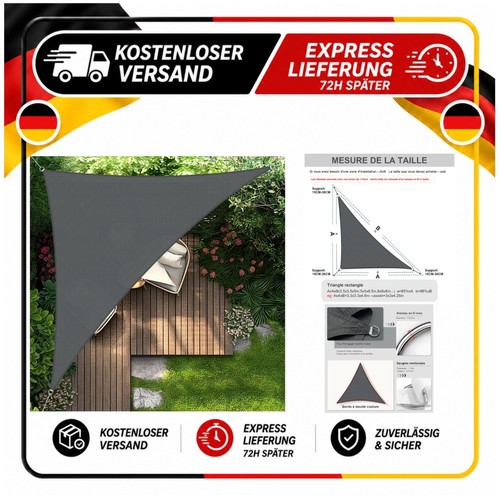Voile ombrage triangulaire 4 - triangulaire,