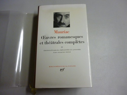 Mauriec œuvres romanesques - Œuvres,