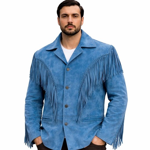 Veste cuir daim - veste,