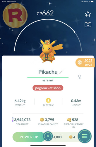 Shiny pikachu trick treat - pikachu,