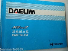 PARTS LIST DAELIM D OCCASION