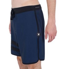 Hurley Boardshort 18" (46 cm) pour hommes ~ Phantom Block Party bleu indigo