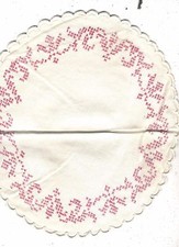 napperon ancien en coton