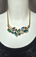 DAVID GRAU vintage Collier strass rhinestones espagne GRIPOIX Style