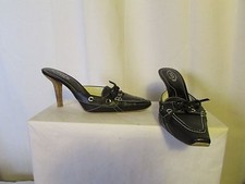 sandales tod's cuir noir pointure 38,5