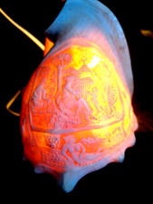 Lampe Coquillage Camé  pied