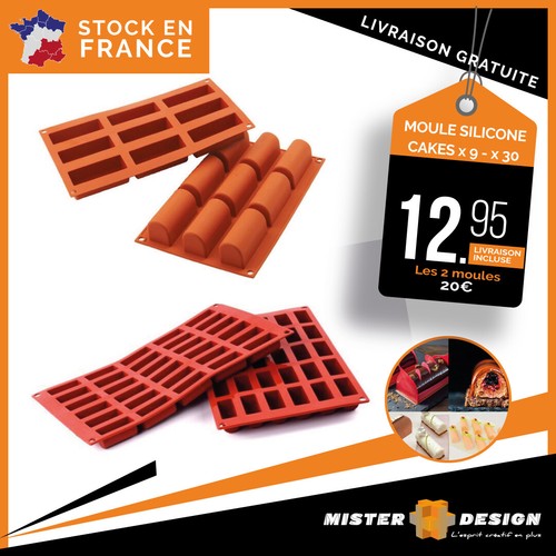 Moules silicone mini - silicone, mini-cake