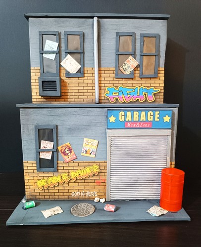 Urban street diorama 12 - urban,
