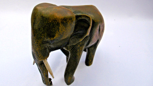 Sculpture elephant bois - sculpture, en