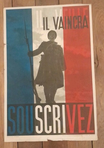 Affiche lithographique de - ,