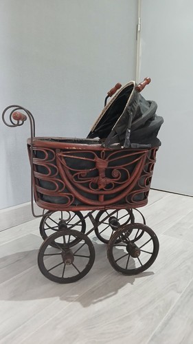Landau poupée ancien - poupée,