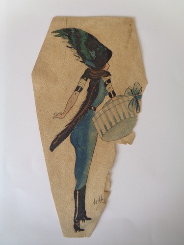 Dessin ancien mode art deco