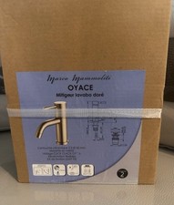 Mitigeur Lavabo Doré Marco Mammoliti