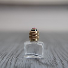 3 cm de haut, Petite bouteille en verre, miniature vide en verre transparente