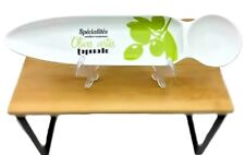 Secret de Gourmet coupelle céramique apéro olives motif  30x6,5x1,5 cm env