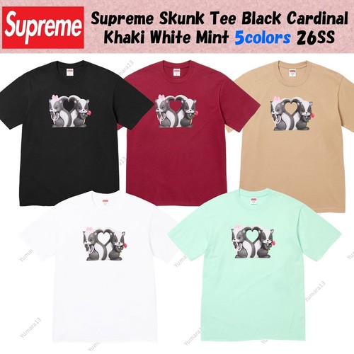 Tee shirt supreme skunk noir - tee-shirt,