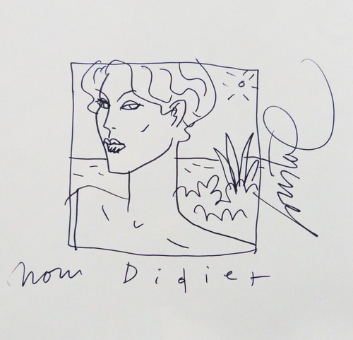 Dessin original dédicace - , de