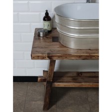 Meuble porte-lavabo Cavalletto salle de bain 82x50xH63