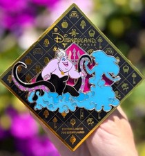 PIN LIMITED EDITION DISNEYLAND PARIS DLP URSULA ARIEL MERMAID VILLAINS SIRÈNE