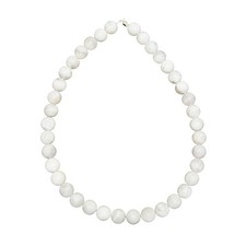 Collier Pierre de lune - Pierres boules 12mm
