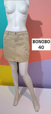 Bonobo  Taille 40 Superbe jupe beige en jeans jean denim femme