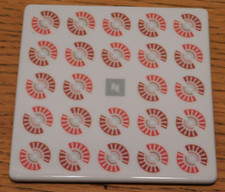 dessous de tasse CAFE NESPRESSO carré en PORCELAINE 2041 sous bock COASTER