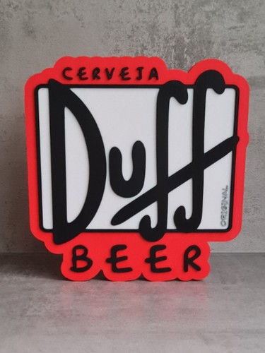 Logo duff beer déco les - duff,