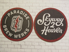 Sous-Verre De Bière ~ PARADISE Brew Werks ~ Skyway 2 Heaven - Chico, CALIFORNIE