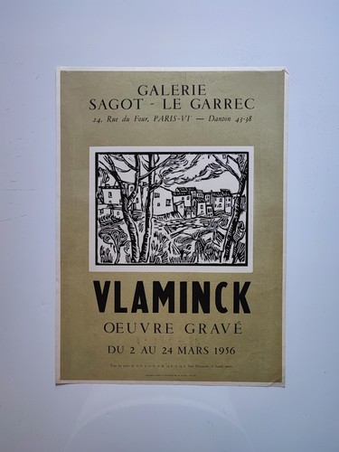 Vlaminck affiche exposition - affiche,