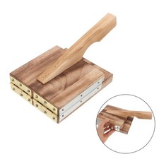 Moule à raviolis en bois - Presse manuelle pour tortillas tartes - Presse à