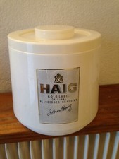  BAC seau à Glaçons glace  PUBLICITAIRE WHISKY scotch HAIG vintage bistrot bar