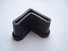 Lot de 4 embouts enveloppant pour cornière 30x30mm 3 cm noir patin pied angle