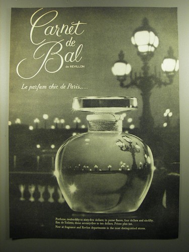 1960 revillon carnet bal - carnet,