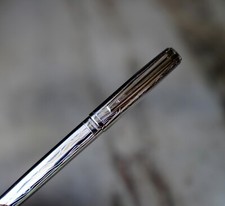 EXCEPTIONNEL STYLO PLUME WATERMAN EXCEPTION EN ARGENT MASSIF 925-FINITION ECORCE