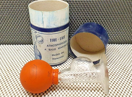 Ancien tire lait - tire, verre