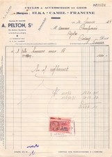 1943 CYCLES ET ACCESSOIRES EN GROS A PELTON A ANGOULEME - M. COMPAIN A CIVRA