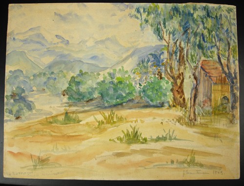 Dessin original 1919 - , aquarelle
