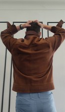 BLOUSON VESTE CUIR CHEVRE VERITABLE 100%