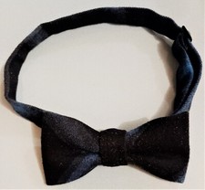 * NOEUD PAPILLON * LAINAGE BLEU MARINE & BLEU