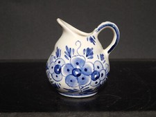 Vintage Petit Pot Amphore De Pauw Delft Porcelaine Décoration à Main Blu Cobalt