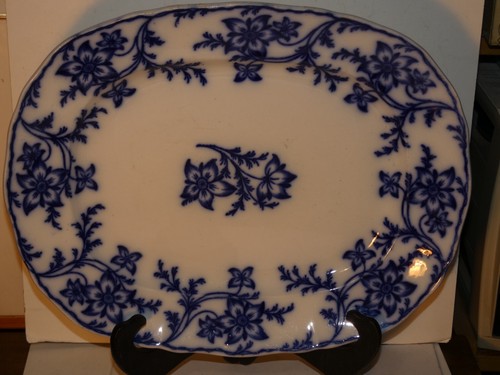 Grand plat faience minton - plat,