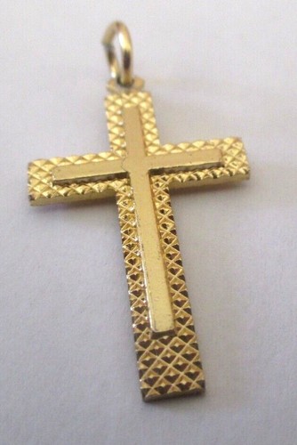 Ancien leger pendentif croix - ancien,
