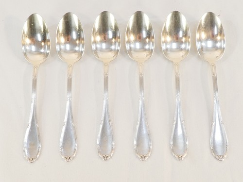 Cuilleres entremets argent - 6,