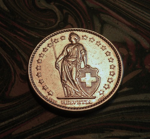 Pièce francs suisse 1968 - pièce,