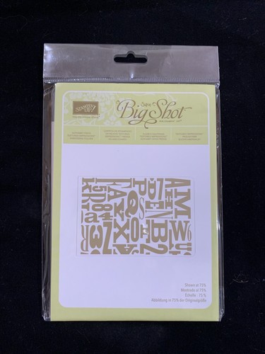 Stampin sizzix big - up,
