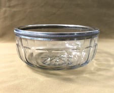 TETARD FRERES coupe / jatte / saladier en cristal et argent massif MINERVE