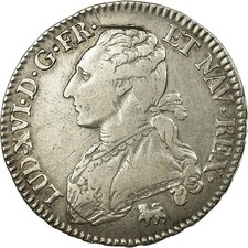 Monnaie, France, Louis XVI, 1/2 Écu, 1/2 ECU, 44 Sols, 1792, Paris, TTB
